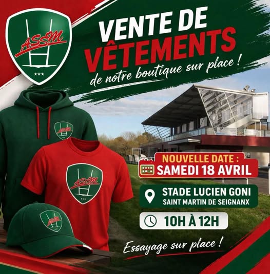 VENTE D'ARTICLES DE LA BOUTIQUE.